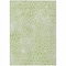 Homeroots 5' X 8' Artichoke Green And Ivory Geometric Washable Indoor Outdoor Area Rug 595044 - alternate 8