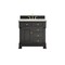James Martin Vanities Brookfield 36 in. Single Vanity, Black Onyx w/ 3 CM Lime Delight Silestone Top 547-V36-BKO-3LDL - alternate 1