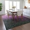 Homeroots 10' X 14' Blush And Dark Gray Ombre Washable Indoor Outdoor Area Rug 602862 - alternate 8