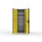 Strong Hold 14 GA Bin Cabinet with 4 shelves No Legs - 36 In W. x 72 In. H x 24 In. D - 94 Yellow Bins 36-BS-244-94Y-NL-L - alternate 1