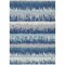 Homeroots 8' X 10' Blue Gray And Ivory Striped Washable Indoor Outdoor Area Rug 598331 - alternate 8