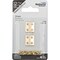 National Hardware 3/4'' x 11/16'' Medium Clear Coat Decorative Hinge N211-276 - alternate 2