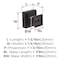 Amerock Eleva 1-3/16 inch (30mm) Length Oil-Rubbed Bronze Cabinet Knob, 25PK 25VMP37021ORB - alternate 4