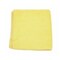 Hospeco MicroWorks Value Microfiber Towel, Yellow, 16x16, 220 gsm, 12 Pack 2511-Y-DZ - alternate 3