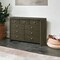 Homeroots 55" Gray Solid and Manufactured Wood Nine Drawer Triple Dresser 490486 - alternate 5