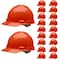 Malta Dynamics Hard Hat, Polyethylene, Ratchet, Orange HHO1004-Case - alternate 1