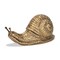Homeroots 3" Antiqued Gold Cast Iron Snail Figurine 612456 - alternate 8