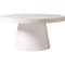 Leisuremod Dune Modern Round Side Table - Weather-Resistant Fiberstone Indoor/Outdoor Table DCT32W - alternate 8