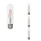 Bulbrite LED Filament 5W, Dimmable T9 Bulbs, Clear Glass, E26 Base, 3000K, 500 Lm, 4PK 862873 - alternate 1