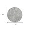 Homeroots 8' Gray And Ivory Round Geometric Washable Indoor Outdoor Area Rug 595075 - alternate 8