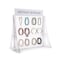 Azar Displays Clear Acrylic Countertop Pegboard Display, Sign Holder, 12 Clear 2 in Hooks, 15.5 inW x 19 inH 700515-CLR-2C12 - alternate 1