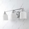 Jonathan Y Lydia 24" 3-Light Farmhouse Cottage Metal LED Vanity Light with Frosted Glass Shades, Chrome JYL7551A - alternate 8