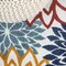 Jonathan Y Minori Floral High-Low Cream/Red/Blue 2 ft. x 8 ft. Indoor/Outdoor Runner Rug AMC109B-28 - alternate 7