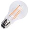 Satco 8 Watt LED A19 Straight Filament Orange Light Glass 120 Volt S14385 - alternate 2