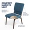 Flash Furniture Blue Fabric Church Chair, PK4 4-FD-CH02185-GV-BLUE-GG - alternate 8
