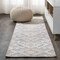 Jonathan Y Sumak High-Low Pile Neutral Diamond Kilim Beige/Gray 2 ft. x 10 ft. Indoor/Outdoor Runner Rug SBH107A-210 - alternate 1