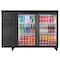 Yeego 47.2 inch Commercial Freestanding 381-bottle Bar Counter Beverage Cooler Fridge with LED Display YG-BTC-350FC-ZO - alternate 1