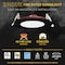 Nuwatt 4 Inch 2 Hour Black Trim Fire Rated Recessed Lighting, Canless LED Lights 2700K-5000K, 900LM, 6PK NW-P-DL-4-12W-5CT-FR-BLK-6P - alternate 7