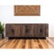 Homeroots 100in Dark Brown Distressed Reclaimed Wood Sideboard with Six Doors 521429 - alternate 7