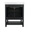 Flash Furniture Vega 30in. Vanity w/Sink, Storage Cabinet, Marble Counter & Blk Hardware, Blk/Wht FS-VEGA30-BK-HDBLK-GG - alternate 8