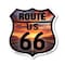 Signmission Route Us 66 Sunset, 18 Inch X 18 Inch, Plastic Sign SHI-P-18-482 - alternate 1