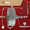 Monopro 4 inch Hole Saw with 2 pc. Titanium-Plated Pilot Drill Bit HS-200 - alternate 6