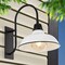 Jonathan Y Stanley 12.25" 1-Light Farmhouse Industrial Iron LED Gooseneck Arm Outdoor Sconce, White JYL7614A - alternate 9