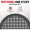 Emporio Kitchen Non-Stick Pizza Pan, 13in Carbon Steel, Perforated, Gray Coating, Oven Safe, 2PK EKPIZP22X - alternate 5