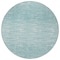 Homeroots 8' Aqua And Ivory Round Abstract Washable Indoor Outdoor Area Rug 587394 - alternate 8