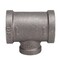 B & K 1 in. FIP each X 1 in. D FIP 1/2 in. D FIP Black Malleable Iron Reducing Tee 310RT-1112 - alternate 7
