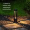 Gardenised 24-Inch Round LED Bollard Path Lights - Durable Decorative Aluminum Wired Landscape Lighting for QI004596-24 - alternate 7
