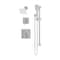 Symmons Duro HydroMersion Double Handle Shower Trim Kit with Hand Spray (Valve Not Included) 369515TRM - alternate 1