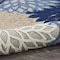 Homeroots 12' X 15' Blue And Ivory Indoor Outdoor Area Rug 521648 - alternate 8