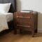 Homeroots 23" Brown Solid Wood Two Drawer Nightstand 701721 - alternate 7