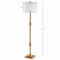 Jonathan Y Windsor 61.5" Resin/Metal LED Floor Lamp, Gold Leaf JYL3063A - alternate 8