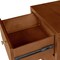 Homeroots 19" Brown Solid and Manufactured Wood Two Drawer Nightstand 526872 - alternate 4