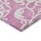 Homeroots 10' X 14' Blush And Ivory Damask Washable Indoor Outdoor Area Rug 614418 - alternate 8