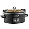Crock-Pot 6 qt Black Stoneware Programmable Slow Cooker 2125185 - alternate 1