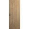 Sartodoors Invisible Solid Hidden Door with Handle, Planum 0010 Split Wood with Black Hidden Frame 30" x 96" R PLANUM0010HFB-SPW49-30 x 96-RH-O - alternate 1