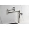 Kingston Brass Deck Mount Pot Filler Faucet with Knurled Handle, Polished Nickel KS3706RKX - alternate 6