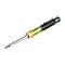 Klein Tools Multi-Bit Electronics Pocket Screwdriver, SAE, 4-In-1 No. 0, No. 00, 1/8 in, 3/32 in, 6 1/2 in L 32614 - alternate 1