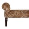 Homeroots 40in Brown Genuine Leather and Solid Wood Upholstered Bench 723438 - alternate 10