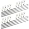 Mytee Products 4 Foot Aluminum L-Track 8 and Stud with Stainless Steel Ring 32 LTK4x8-LTKSx32 - alternate 7