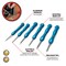 Performance Tool 6-Piece Aluminum Precision Screwdriver Set W80032 - alternate 5