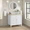 James Martin Vanities Lorelai 36" Single Vanity, Bright White, w/ 3 CM Tajnar Eclos Top 424-V36-BW-3TJR - alternate 6