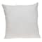 Homeroots 22" Brown and White Cotton Throw Pillow with Embroidery 529252 - alternate 5