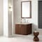 James Martin Vanities Amberly 30" Single Vanity, Mid-Century Walnut, w/ 3 CM Tajnar Eclos Top 670-V30-WLT-3TJR - alternate 7