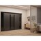 Vdomdoors Front Exterior Prehung Aluminum Double Doors Ronex1033 Teak Mirrored Clear Glass 2 Sidelights Entry RONEX1033DEXD-OAK-W14+72+14xH96-LH-I - alternate 3