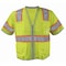 Ironwear Two-Tone Hi-Vis Safety Vest w/Sleeves M Class 3 , Zipper 6 Pockets, ID Window 1299-LZ-RD-CID-MD - alternate 1