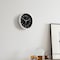 Clockswise 8-in Round Quartz Wall Clock Non-Ticking Battery Operated with Silent Sweep Movement,  QI004745.BK.8 - alternate 7
